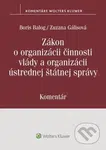 Zákon o organizácii činnosti vlády a organizácii ústrednej štátnej správy - kniha z kategorie Správní právo