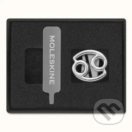 Moleskine  - ozdoba na zápisník - znamenie zverokruhu Rak