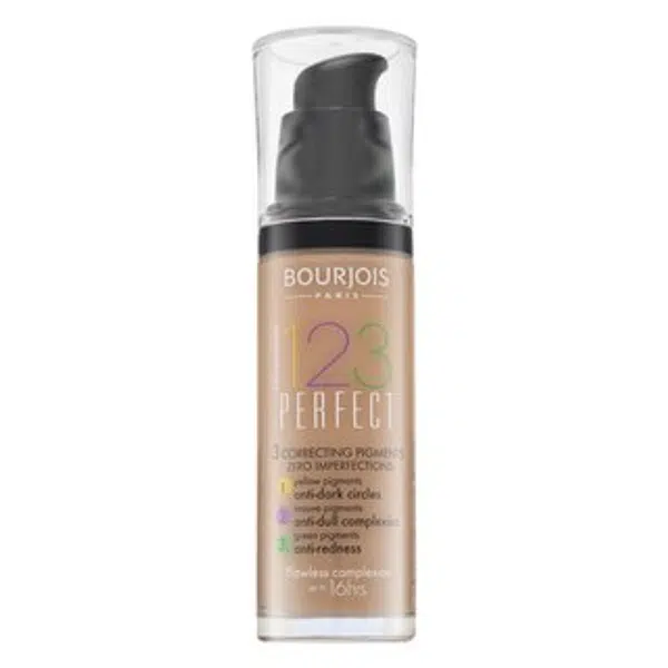 Bourjois 123 Perfect Foundation tekutý make-up proti nedokonalostiam pleti 52 Vanilla 30 ml