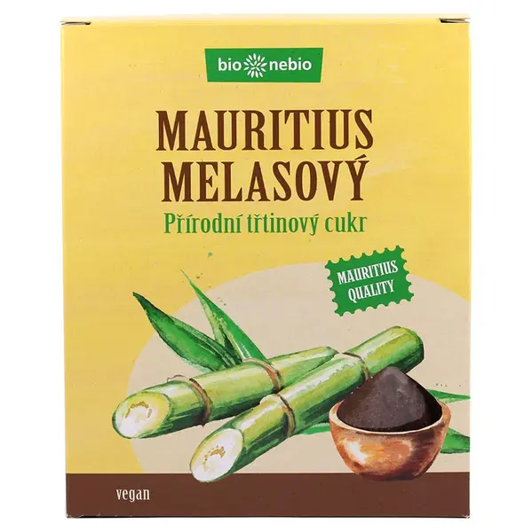 BIO NEBIO Melasový prírodný trstinový cukor 300 g