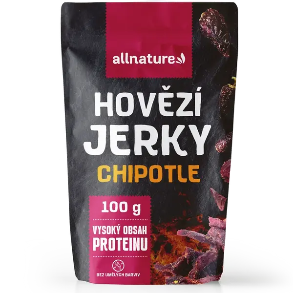 ALLNATURE BEEF Chipotle Jerky sušené maso 100 g