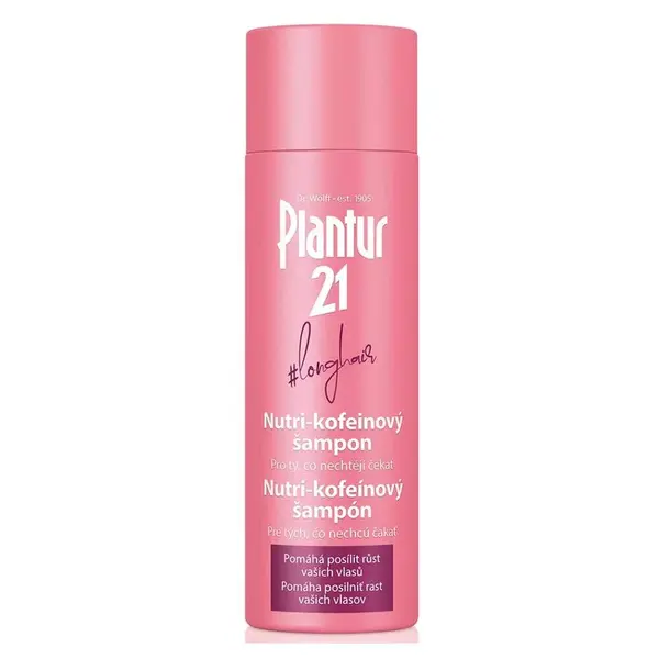 PLANTUR 21 longhair Nutri-kofeinový šampón 200 ml
