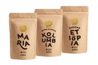 Káva Zlaté Zrnko - Spoznaj 3 kávy na filtrovanú 600g (Mária, Kolumbia, Etiópia)