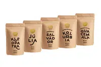 Káva Zlaté Zrnko - Spoznaj 5 káv na pestré espresso 1000g (Kleopatra, Júlia, Salvádor, Kolumbia, Guatemala)
