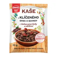 SEMIX Kaša z klíčeného ovsa a quinoy s kakaovými bôbmi a datľami 65 g
