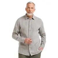 Bushman Pánska ľanová košeľa Raaf, olivová L