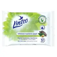 LINTEO Vlhčený toaletný papier s extraktom z dubovej kôry 10 ks