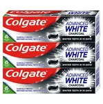 COLGATE Zubná pasta Advanced Whitening Charcoa 3 x 75 ml