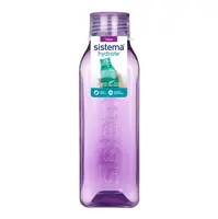 SISTEMA Hydrate Fľaša Square skrutkovacie viečko fialová 725 ml
