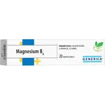 GENERICA Magnesium citrát B6 20 šumivých tabliet, poškodený obal