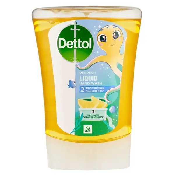 DETTOL Kids Zabávač Citrus tekuté mydlo náplň do bezdotykového dávkovača 250 ml