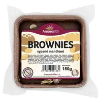 AMARANTH Bezlepkové brownies sypané mandľami 150 g