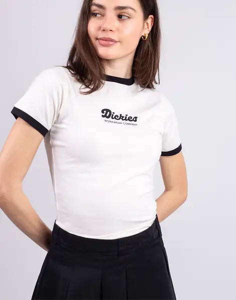 Dickies Lewistown Ringer T-Shirt EGRET M