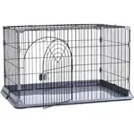 DUVO+ Skladacia kovová klietka pre mačky 100x65x60cm