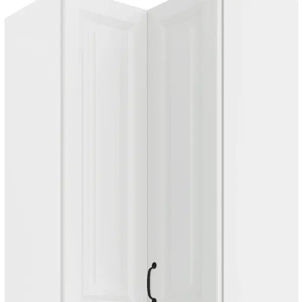 Horní rohová skříňka Stilo 60x60 GN-90 2F (90°) Barva korpusu: Bílá, Barva dvířek: Bílá