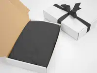 240 ks - Hodvábny papier 500x750 čierny