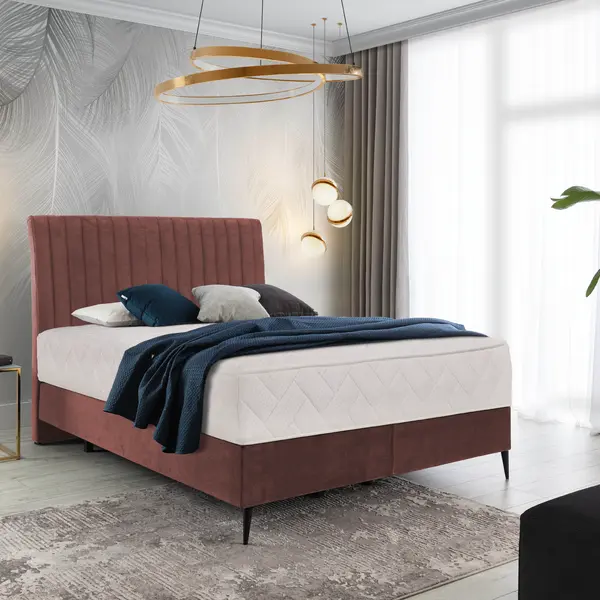 Boxspring Blanca Rozměr: 160 x 200 cm, látka: Lukso 24