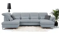 Sedací souprava Giovani do U - látka Urban Provedení: Pravá U, Nožičky: Nožičky kovové - chrom, látka: Urban 5