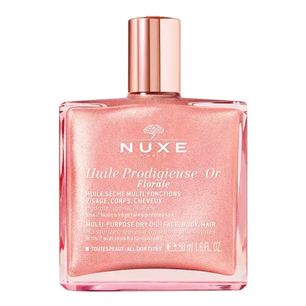 Nuxe Huile Prodigieuse® OR Floral Multifunkční třpytivý suchý olej s vůní květin multifunkční třpytivý suchý olej s vůní květin 50 ml