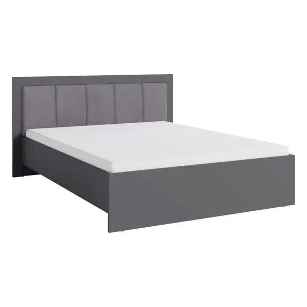 Postel Smart SR6 - kovový rám + úložný prostor Dveře: Antracit