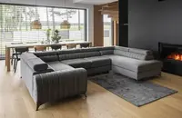 Sedací souprava Louis Provedení: Pravá U, látka: Flores 4