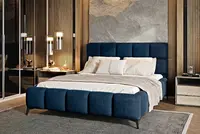 Postel Mist - kovový rám + úložný prostor Rozměr: 140 x 200 cm, látka: Lukso 40