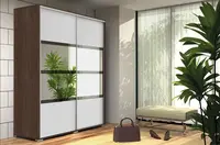 Šatní skříň Ska A9 XL Barva korpusu: Čokoláda, Rozměry: 230 cm, Dveře: Bílé