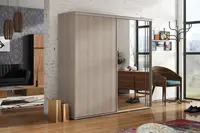 Šatní skříň Ska A20 XL Barva korpusu: Dub - sonoma, Rozměry: 100 cm, Dveře: Dub sonoma