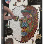 Dřevěné puzzle Lev 132 dílků