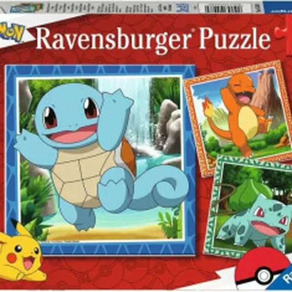 Ravensburger Puzzle Vypusťte Pokémony 3x49 dílků
