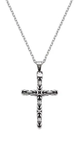 Amen Pánský ocelový náhrdelník Kříž ACCL001 (řetízek, přívěsek)