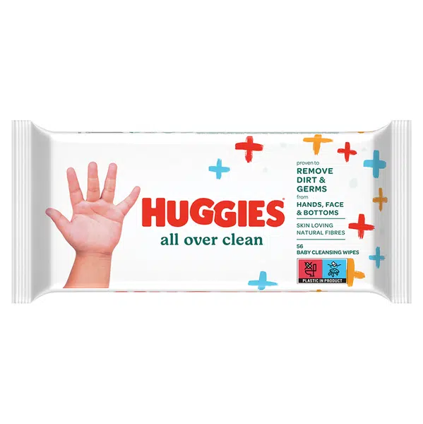HUGGIES Single All Over Clean čistící ubrousky 56 kusů