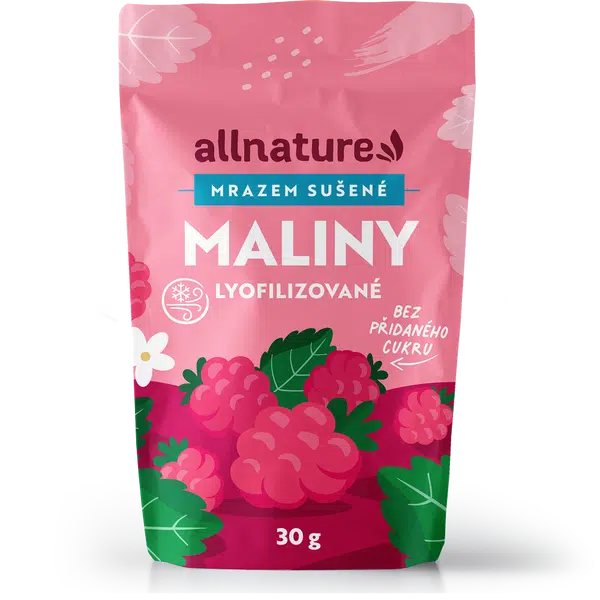 ALLNATURE Malina sušená mrazem celá 30 g