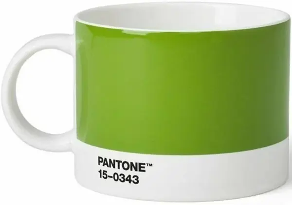 PANTONE Hrnek na čaj - Green 15-0343