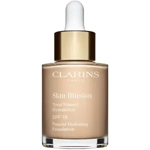 Clarins Skin Illusion Natural Hydrating Foundation rozjasňující hydratační make-up SPF 15 odstín 105N Nude 30 ml