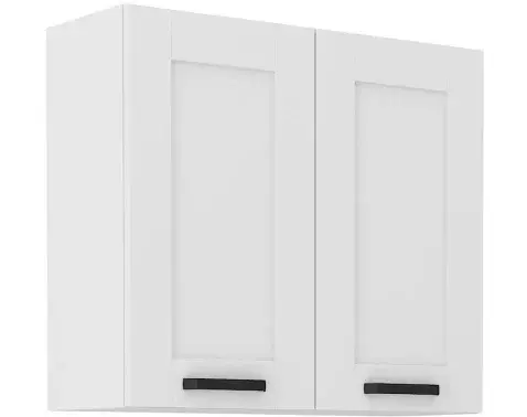 Horní kuchyňská skříňka Luna, 80 cm, bílá