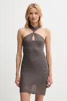 Šaty Guess MINKA hnědá barva, mini, přiléhavé, W5YK34 Z24F0
