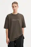 Tričko adidas Originals Essentials dámské, zelená barva, JX5535