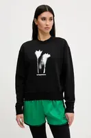 Mikina Karl Lagerfeld Jeans dámská, černá barva, s potiskem, A3W20034