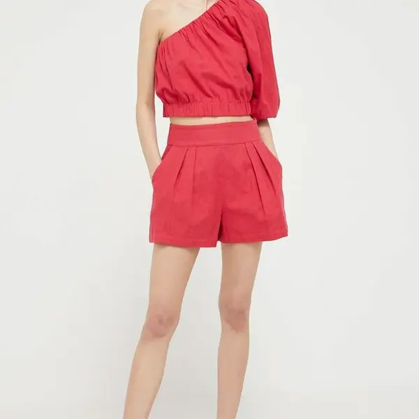 Plátěné kraťasy Abercrombie & Fitch