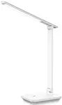 PALA Platinet PDL6731W stolní LED lampa 5W stmívatelná, dotykové ovládání, integrovaná baterie 6000mAh, USB port, bílá