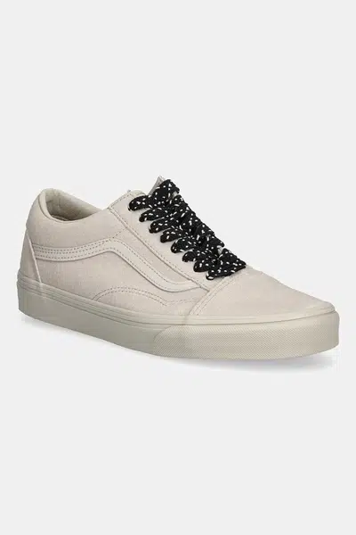 Semišové tenisky Vans Old Skool béžová barva, VN000D9YTUP1