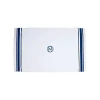 Koberec do koupelny Officine Monogram Monogram Linea 60 x 100 cm tyrkysová barva