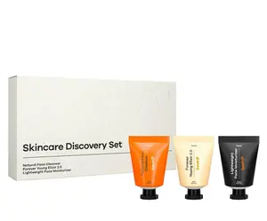 Testovací sada péče o pleť pro muže Beviro Discovery Skincare Set - 3x15 ml + dárek zdarma