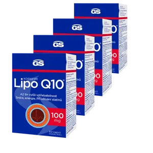GS Koenzym Lipo Q10® 100 mg, 4 × 60 kapslí