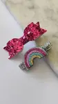 Sponky do vlasů RASPBERRY RAINBOW (2 ks)