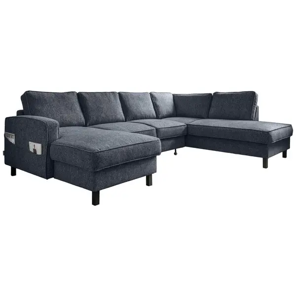 MID.YOU SEDACÍ SOUPRAVA, textil, tmavě modrá