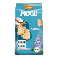 MOGLI BIO kokosové sušenky s certifikací Demeter 125 g