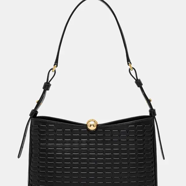 Kožená kabelka Furla černá barva, WB01403.BX3977.O6000