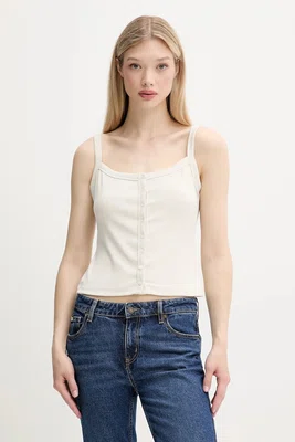 Top Abercrombie & Fitch béžová barva, KI139-5412